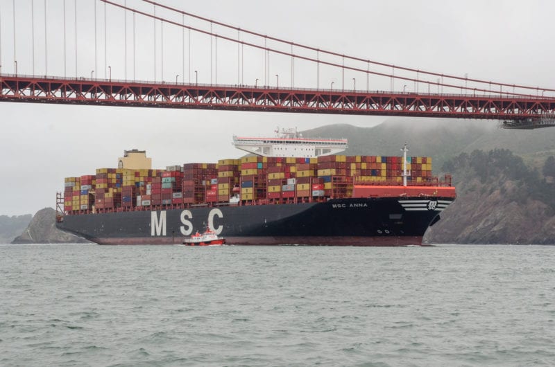 Photo: MSC Anna container ship