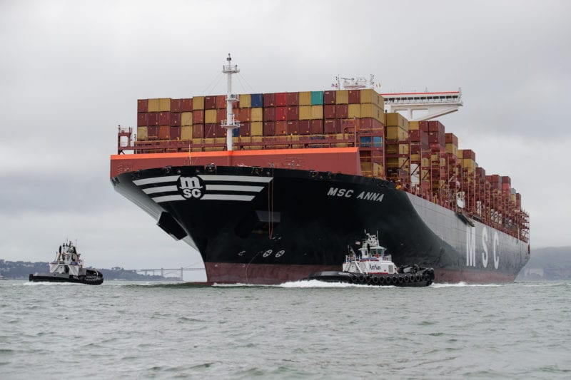 Photo: MSC Anna container ship