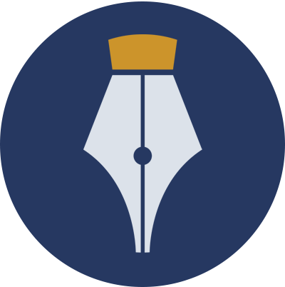 icon of a pen nib